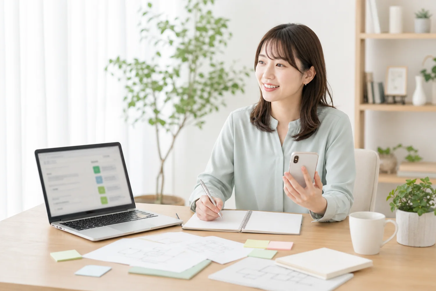 LINEとAIを現場で使える流れとして整理する明るい相談イメージ