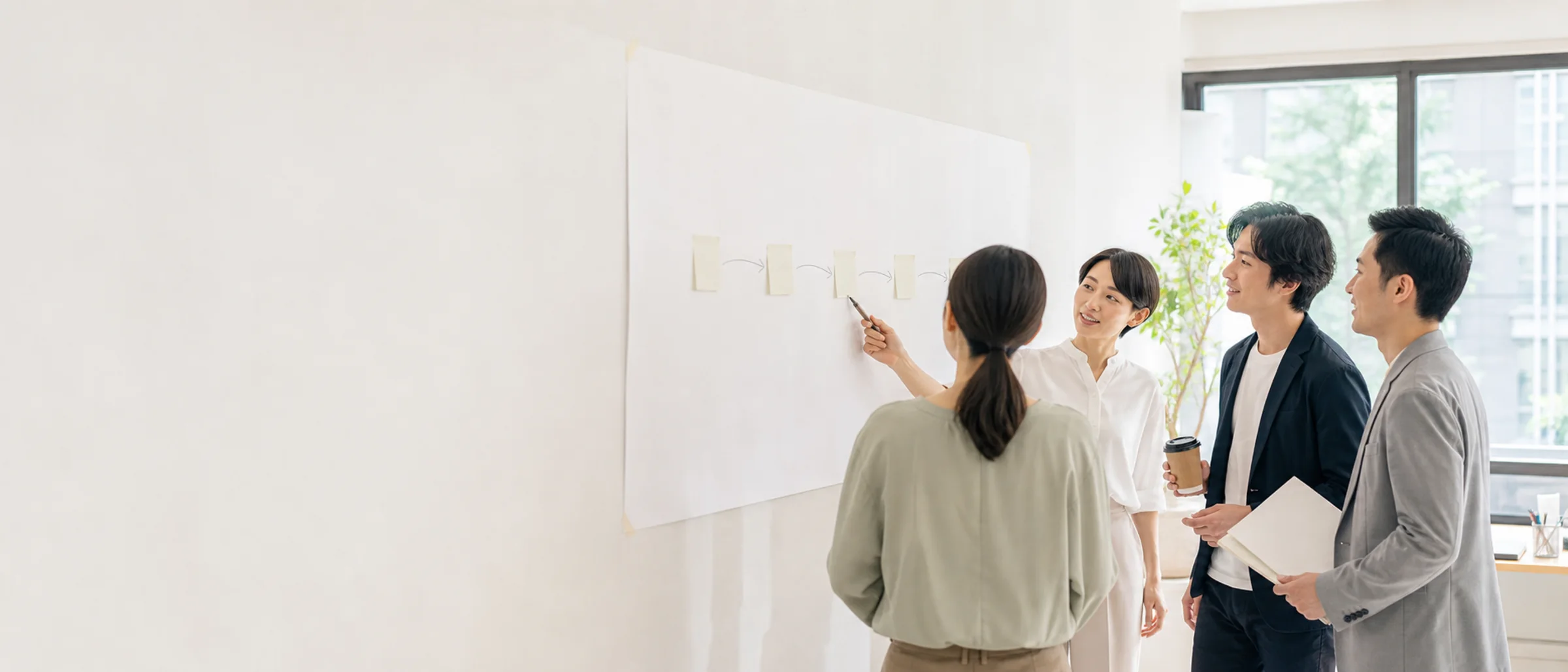 顧客導線を整理する現場のイメージ