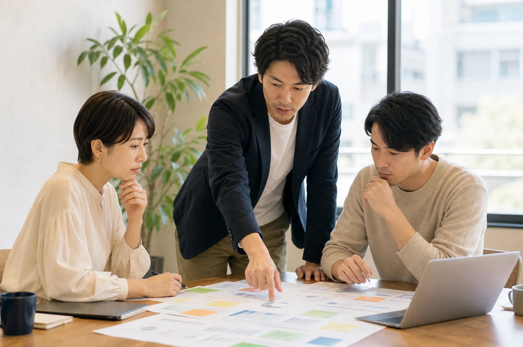 成果につながらない理由を整理するイメージ